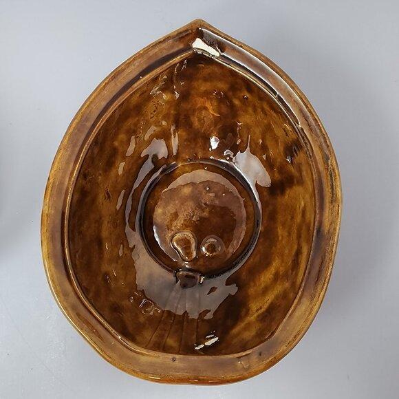 Vintage Handcrafted Holland Mold Squirrel‎ Nut Bowl With Lid - Picture 7 of 16